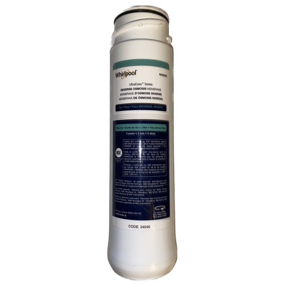 Whirlpool UltraEase Series Reverse Osmosis Membrane WHEERM for WHAROS5/WHER25 - Picture 1 of 1